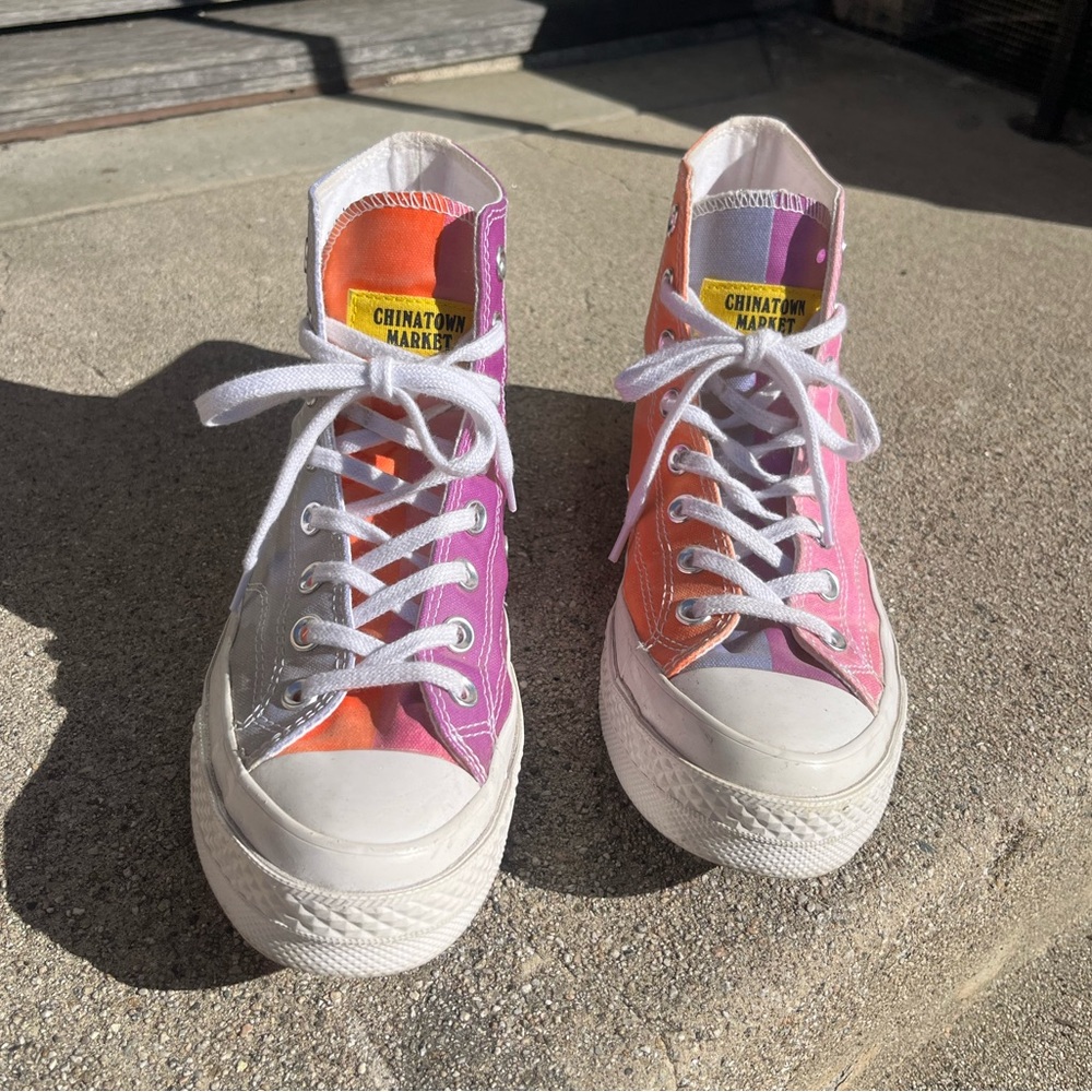 Chinatwon Market X Converse Sun Activated Color Changing High Top Sneakers